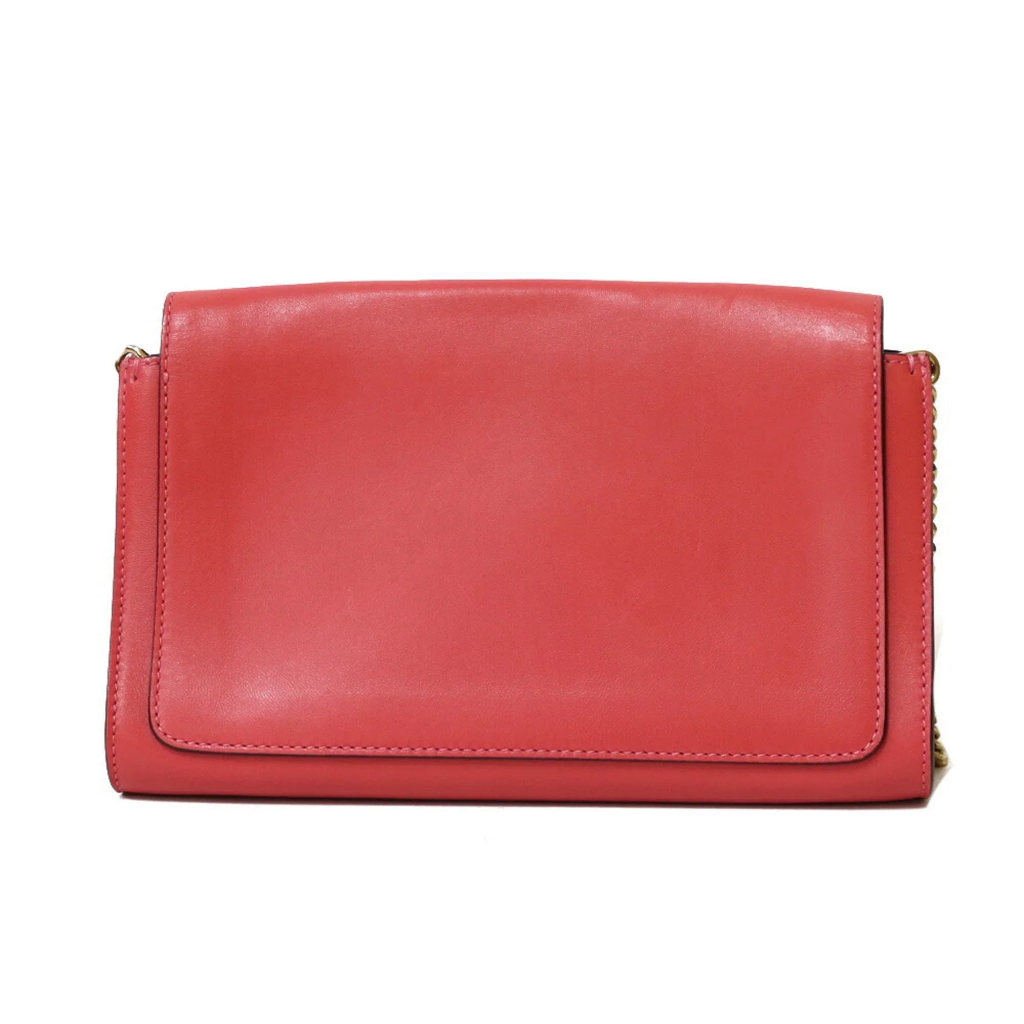 Pre-Owned Chloé Chloe Sizehoulder Bag Pink Women's Leather (Fair)