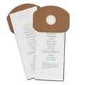 Green Klean GK-1000BP PowrFlite 10 qt Backpack Paper Bag Fits the PF1000BP Replacement Vacuum Bags - 10 per Case - Case of 10